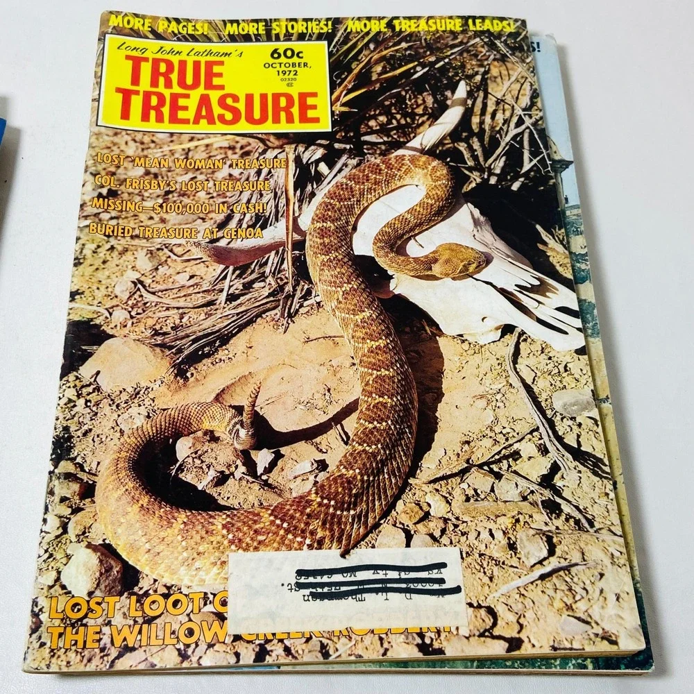 12 Long John Latham's Treasure World True Treasure 1972 The Spider Rock Treasure